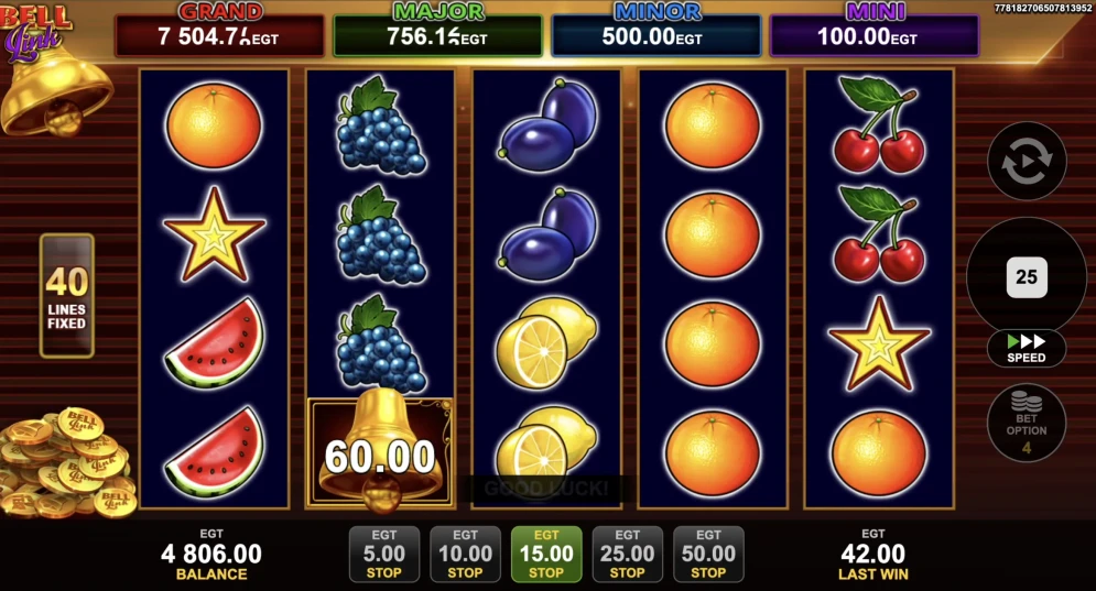 40 Super Hot Bell Link Slot