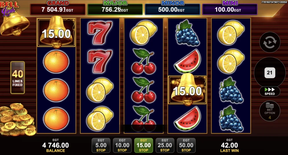 40 Super Hot Bell Link Slot